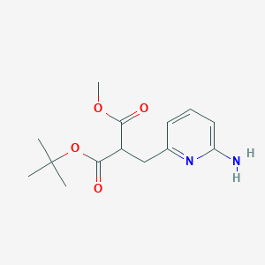 molecular formula C14H20N2O4 B1505090 Methyl 3-(6-aminopyridin-2-YL)-2-(tert-butoxycarbonyl)propanoate CAS No. 656801-29-5