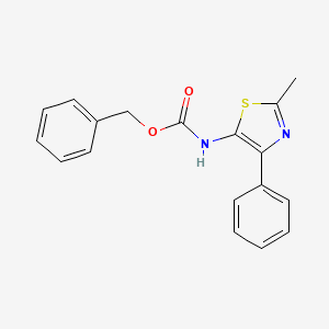 molecular formula C18H16N2O2S B1505098 Benzyl 2-methyl-4-phenylthiazol-5-ylcarbamate CAS No. 54167-92-9