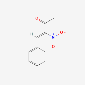 molecular formula C10H9NO3 B15051066 3-Buten-2-one, 3-nitro-4-phenyl-, (E)- 
