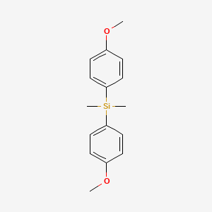 molecular formula C16H20O2Si B1505107 Bis(4-methoxyphenyl)dimethylsilane CAS No. 69983-36-4