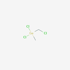 molecular formula C2H5Cl3Ge B1505109 Chloromethylmethyldichlorogermane CAS No. 6727-63-5