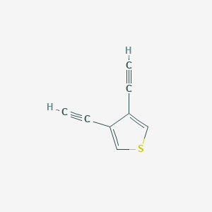 molecular formula C8H4S B150511 3,4-Diethynylthiophene CAS No. 138354-60-6