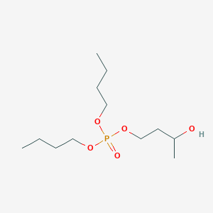 molecular formula C12H27O5P B150512 Dibutyl 3-hydroxybutyl phosphate CAS No. 89197-69-3