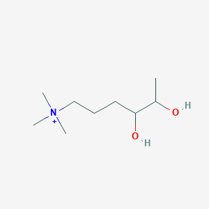 molecular formula C9H22NO2+ B15051312 Muscaridin 