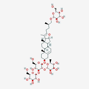 molecular formula C51H82O22 B150515 Pseudoprotogracillin CAS No. 637349-03-2