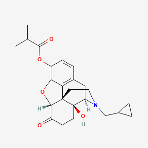 molecular formula C24H29NO5 B1505161 O-Isobutyryl Naltrexone CAS No. 861238-38-2