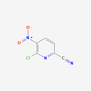 molecular formula C6H2ClN3O2 B1505167 6-Chloro-5-nitropicolinonitrile CAS No. 1232432-41-5