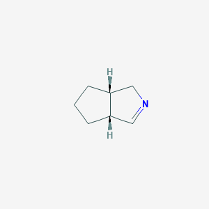 molecular formula C7H11N B15052026 Cis-3-azabicyclo[3,3,0]oct-2-ene 
