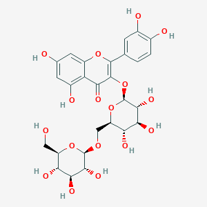 molecular formula C27H30O17 B150523 Quercetin 3-gentiobioside CAS No. 7431-83-6