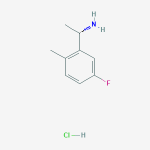 (S)-1-(5-Fluoro-2-methylphenyl)ethanamine hydrochloride