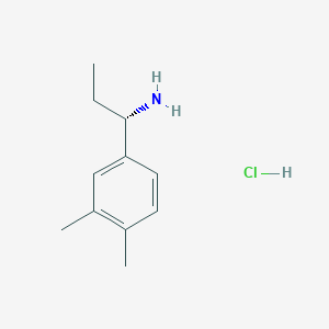(S)-1-(3,4-Dimethylphenyl)propan-1-amine hydrochloride