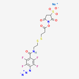 molecular formula C16H12F4N5NaO8S3 B1505261 4-Azide-TFP-amide-SS-Sulfo-NHS CAS No. 220446-74-2