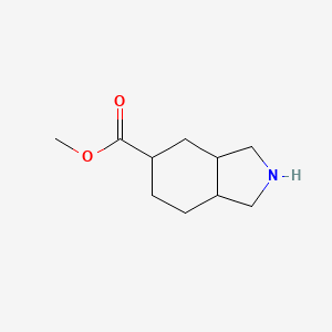 molecular formula C10H17NO2 B15052667 Methyl octahydro-1H-isoindole-5-carboxylate 