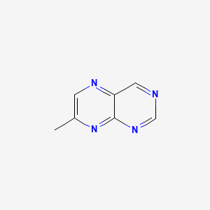 molecular formula C7H6N4 B15052687 7-Methylpteridine CAS No. 936-40-3