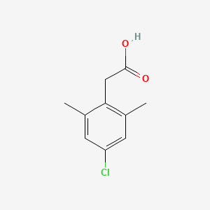 molecular formula C10H11ClO2 B15052788 2-(4-Chloro-2,6-dimethylphenyl)acetic acid CAS No. 186748-50-5