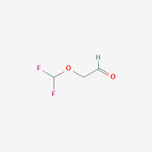 molecular formula C3H4F2O2 B15052792 2-(Difluoromethoxy)acetaldehyde 