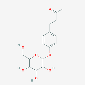 molecular formula C16H22O7 B150528 Raspberryketone glucoside CAS No. 38963-94-9