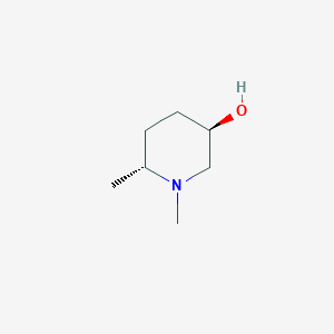 molecular formula C7H15NO B15052928 (3R,6R)-1,6-Dimethylpiperidin-3-ol 