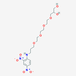 molecular formula C18H29N3O10 B1505301 16-(2,4-Dinitroanilino)-4,7,10,13-tetraoxahexadecane-1,2-diol CAS No. 869308-38-3