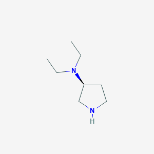 molecular formula C8H18N2 B15053089 (S)-N,N-diethylpyrrolidin-3-amine 