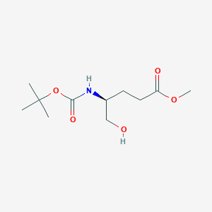 molecular formula C11H21NO5 B150531 Methyl (S)-4-(Boc-amino)-5-hydroxypentanoate CAS No. 126587-35-7