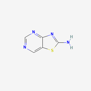 molecular formula C5H4N4S B1505310 Thiazolo[4,5-d]pyrimidin-2-amine CAS No. 857970-35-5