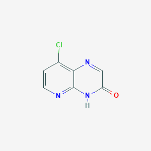 molecular formula C7H4ClN3O B15053175 8-Chloropyrido[2,3-b]pyrazin-3(4H)-one 