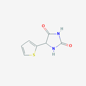 molecular formula C7H6N2O2S B15053246 5-(2-Thienyl)hydantoin CAS No. 4052-58-8