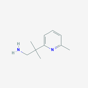molecular formula C10H16N2 B1505354 2-Methyl-2-(6-methylpyridin-2-yl)propan-1-amine CAS No. 929021-99-8