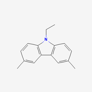 molecular formula C16H17N B15053672 9-Ethyl-3,6-dimethylcarbazole CAS No. 51545-42-7