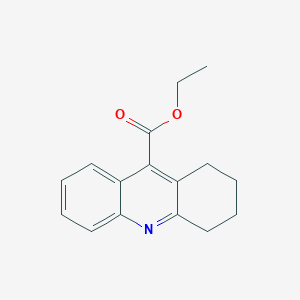 molecular formula C16H17NO2 B15053735 Ethyl 1,2,3,4-tetrahydroacridine-9-carboxylate 