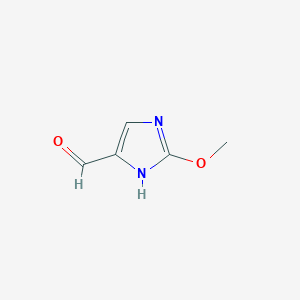molecular formula C5H6N2O2 B15053864 2-Methoxy-1H-imidazole-5-carbaldehyde CAS No. 54565-92-3