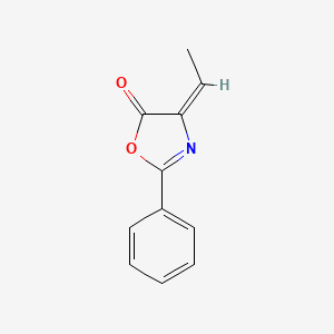 molecular formula C11H9NO2 B15054038 4-Ethylidene-2-phenyloxazol-5(4H)-one 