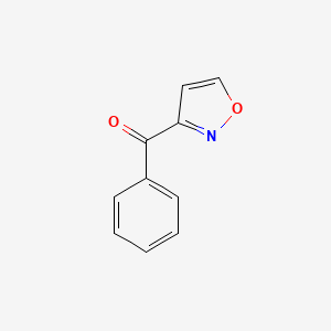molecular formula C10H7NO2 B15054177 Isoxazol-3-yl(phenyl)methanone 