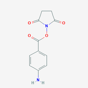 molecular formula C11H10N2O4 B150546 N-(4-Aminobenzoyloxy)succinimide CAS No. 132445-64-8
