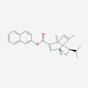 molecular formula C23H24O2 B1505467 naphthalen-2-yl (1R,4R,7R)-5-methyl-7-propan-2-ylbicyclo[2.2.2]octa-2,5-diene-2-carboxylate CAS No. 1188966-75-7