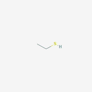 molecular formula C2H5SH<br>C2H6S B150549 Ethanethiol CAS No. 75-08-1
