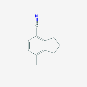 molecular formula C11H11N B015055 4-CYANO-7-METHYLINDAN CAS No. 15085-20-8