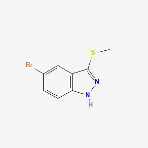 molecular formula C8H7BrN2S B1505500 5-Bromo-3-(methylthio)-1H-indazole CAS No. 201227-23-8