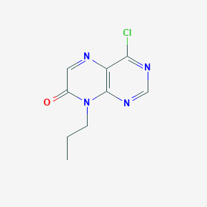 molecular formula C9H9ClN4O B15055032 4-Chloro-8-propylpteridin-7(8H)-one 