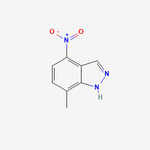 molecular formula C8H7N3O2 B1505511 7-Methyl-4-nitro-1H-indazole CAS No. 858227-24-4