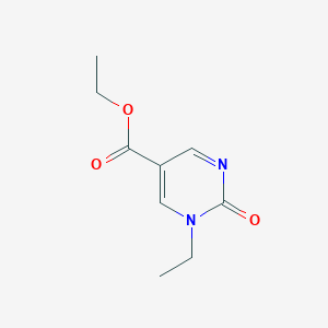 molecular formula C9H12N2O3 B15055138 Ethyl 1-ethyl-2-oxo-1,2-dihydropyrimidine-5-carboxylate 