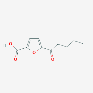 molecular formula C10H12O4 B15055324 5-Pentanoylfuran-2-carboxylic acid 