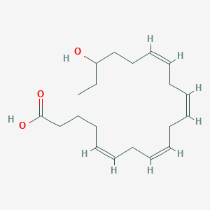 molecular formula C20H32O3 B150555 (5Z,8Z,11Z,14Z)-18-Hydroxyicosa-5,8,11,14-tetraenoic acid CAS No. 133268-58-3