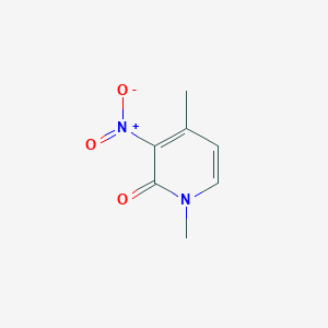 molecular formula C7H8N2O3 B15055695 1,4-Dimethyl-3-nitropyridin-2(1H)-one 
