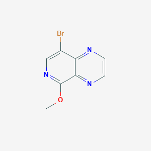 molecular formula C8H6BrN3O B15055713 8-Bromo-5-methoxypyrido[3,4-b]pyrazine 