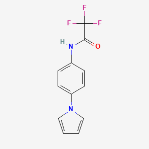 molecular formula C12H9F3N2O B15055908 N-(4-(1H-Pyrrol-1-yl)phenyl)-2,2,2-trifluoroacetamide 