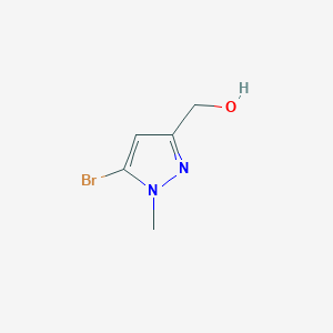 molecular formula C5H7BrN2O B15055975 (5-Bromo-1-methyl-1H-pyrazol-3-yl)methanol 