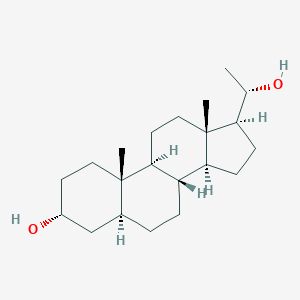 molecular formula C21H36O2 B015056 Allopregnane-3alpha,20alpha-diol CAS No. 566-58-5
