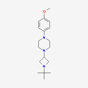 N-t-Butyl-3-(4-(p-methoxyphenyl)piperazinyl)azetidine